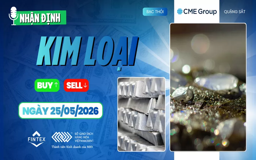 NHẬN ĐỊNH THỊ TRƯỜNG KIM LOẠI NGÀY 25/05/2026